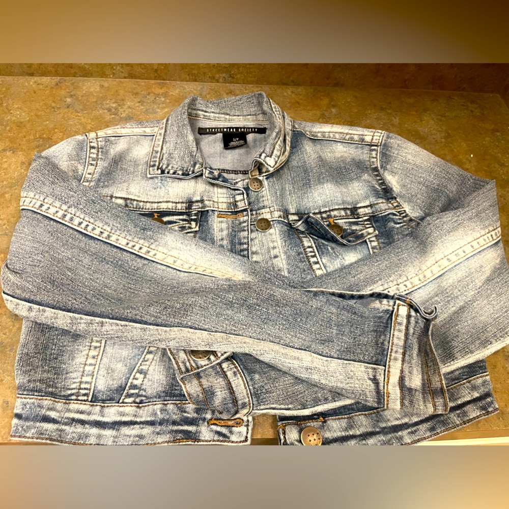 Street Wear Society Midriff Jean Jacket